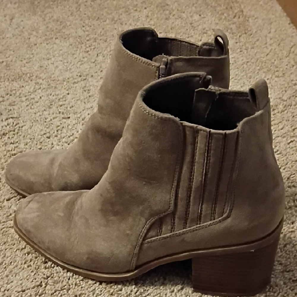 Falls Creek Taupe Ankle Booties